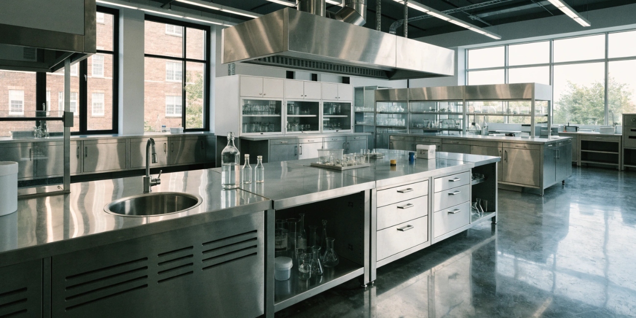 Лабораторная мебель для химической лаборатории — требования, выбор и оснащение