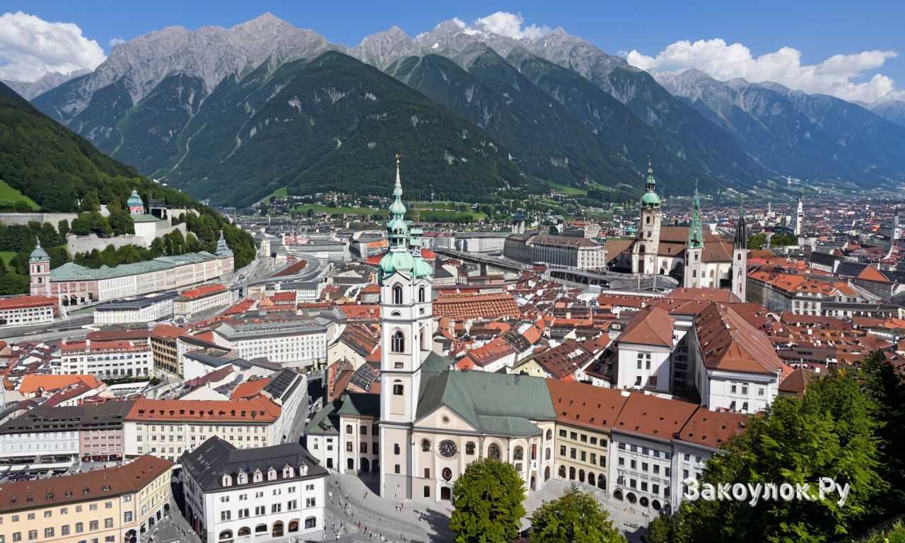 Горнолыжные курорты Инсбрука и альпийские панорамы Тироля