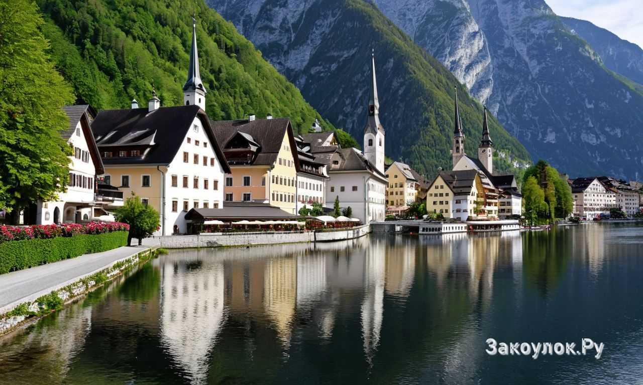 Пешеходные тропы вокруг озера Хальштатт с указанием протяженности и сложности