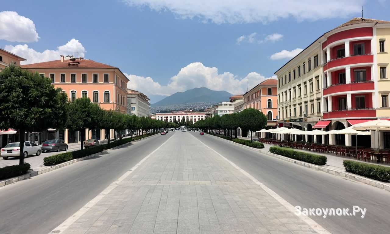 Тирана Албания площадь Скандербега и главные достопримечательности столицы