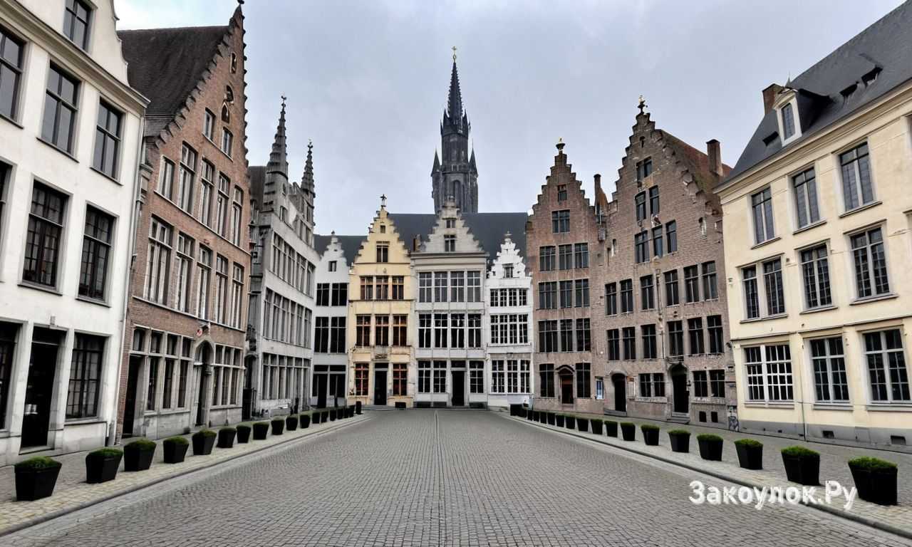 Маршруты по каналам Гента с ключевыми остановками и длительностью