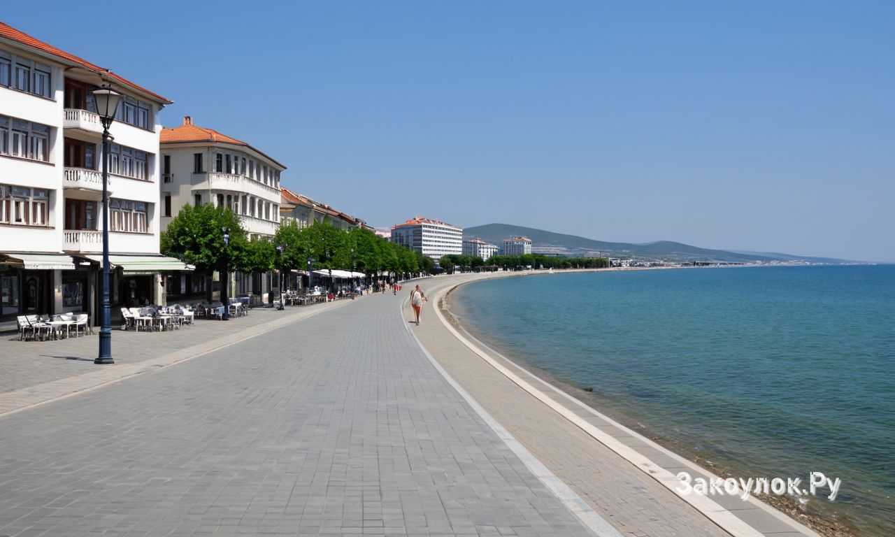 Центральный пляж Бургаса условия входа в море и инфраструктура