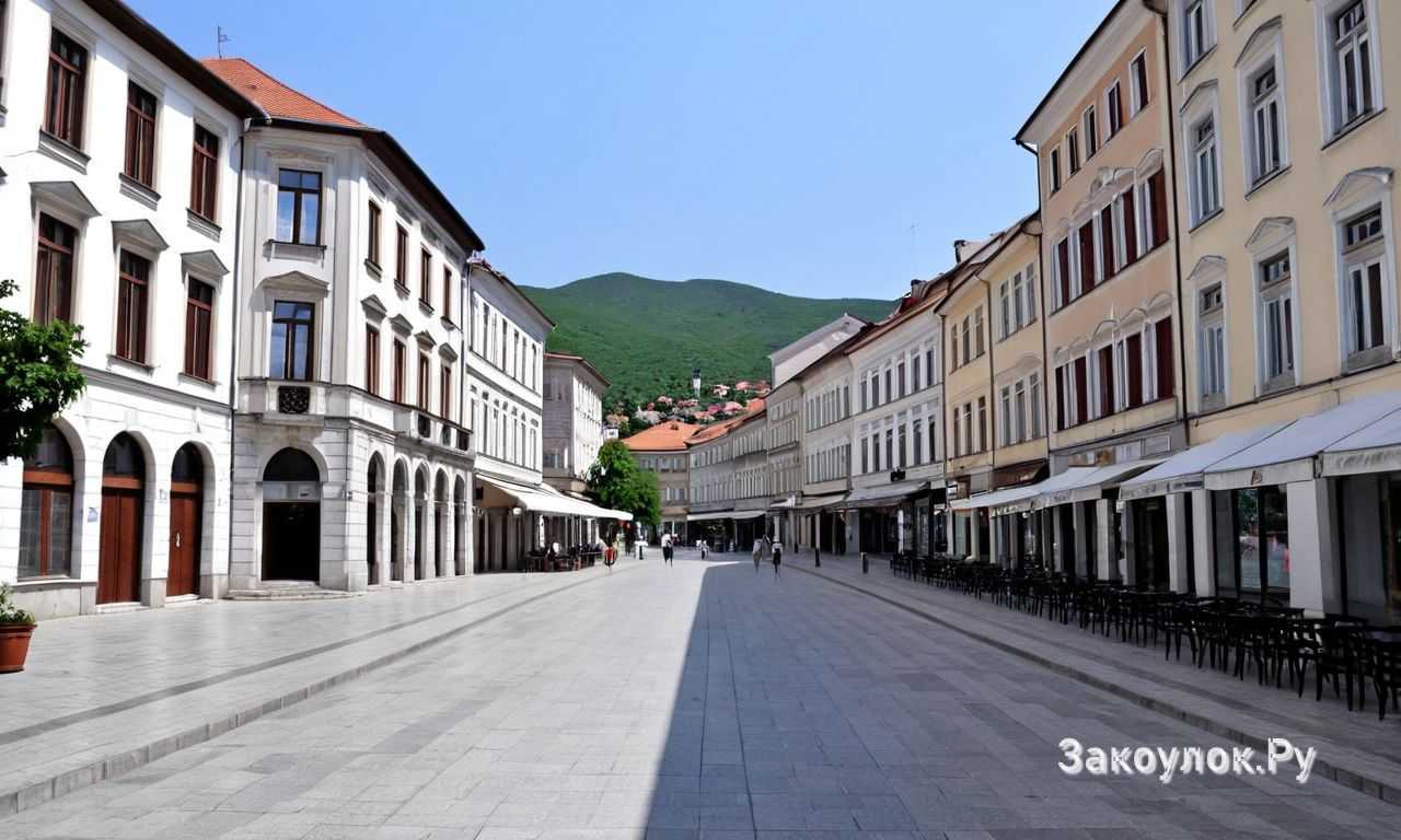 Старинные мосты и набережная реки Врбас