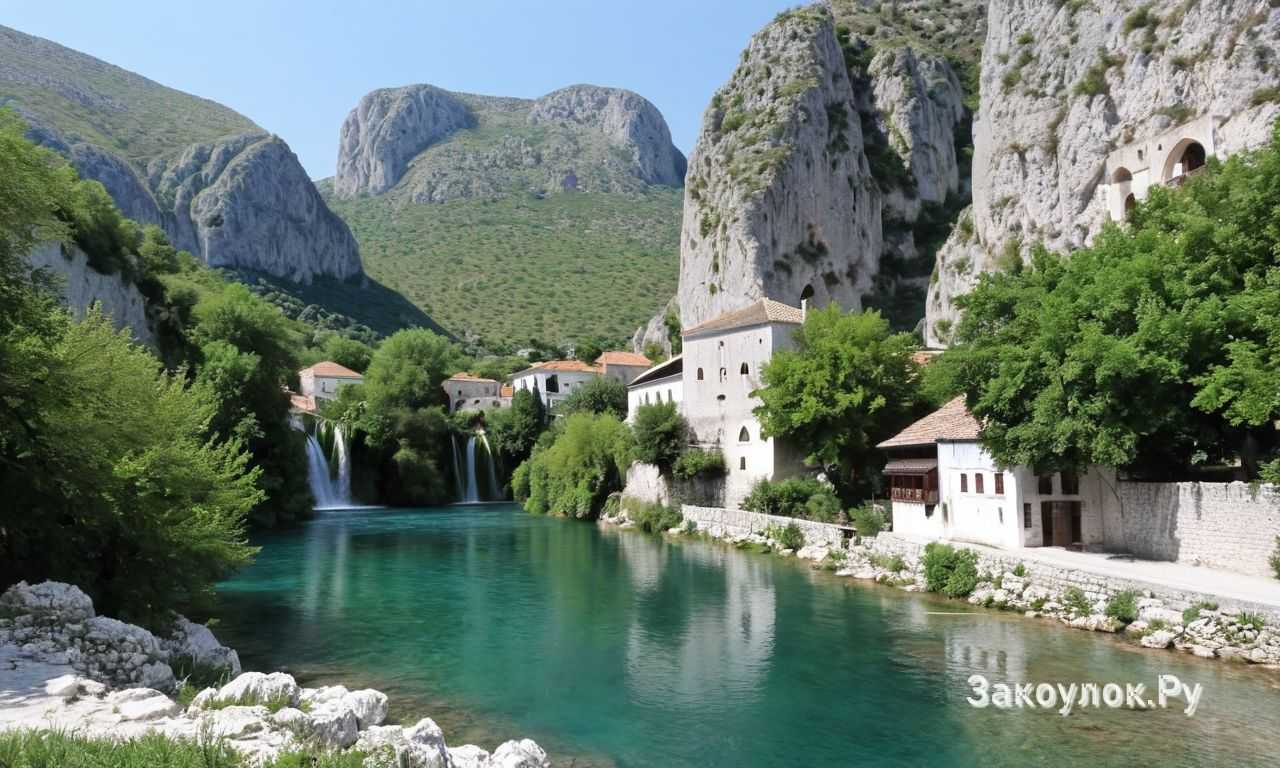 Архитектурные особенности комплекса у скалы и источника Буны