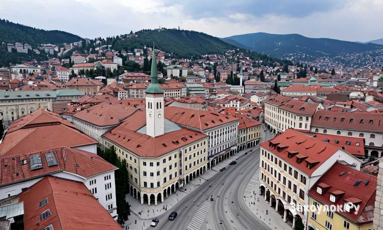 Австро венгерская застройка конца XIX века фасады площади и административные здания