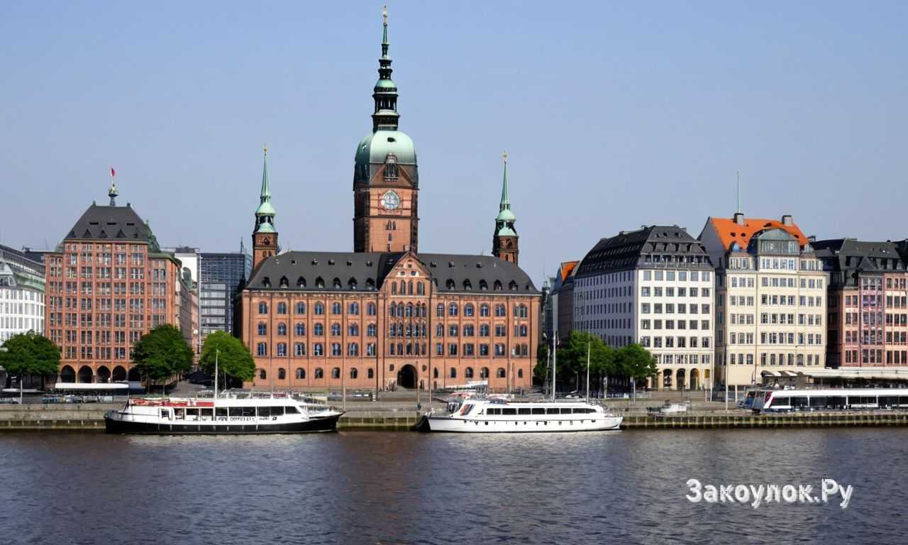 Гамбург Германия архитектура и городские кварталы