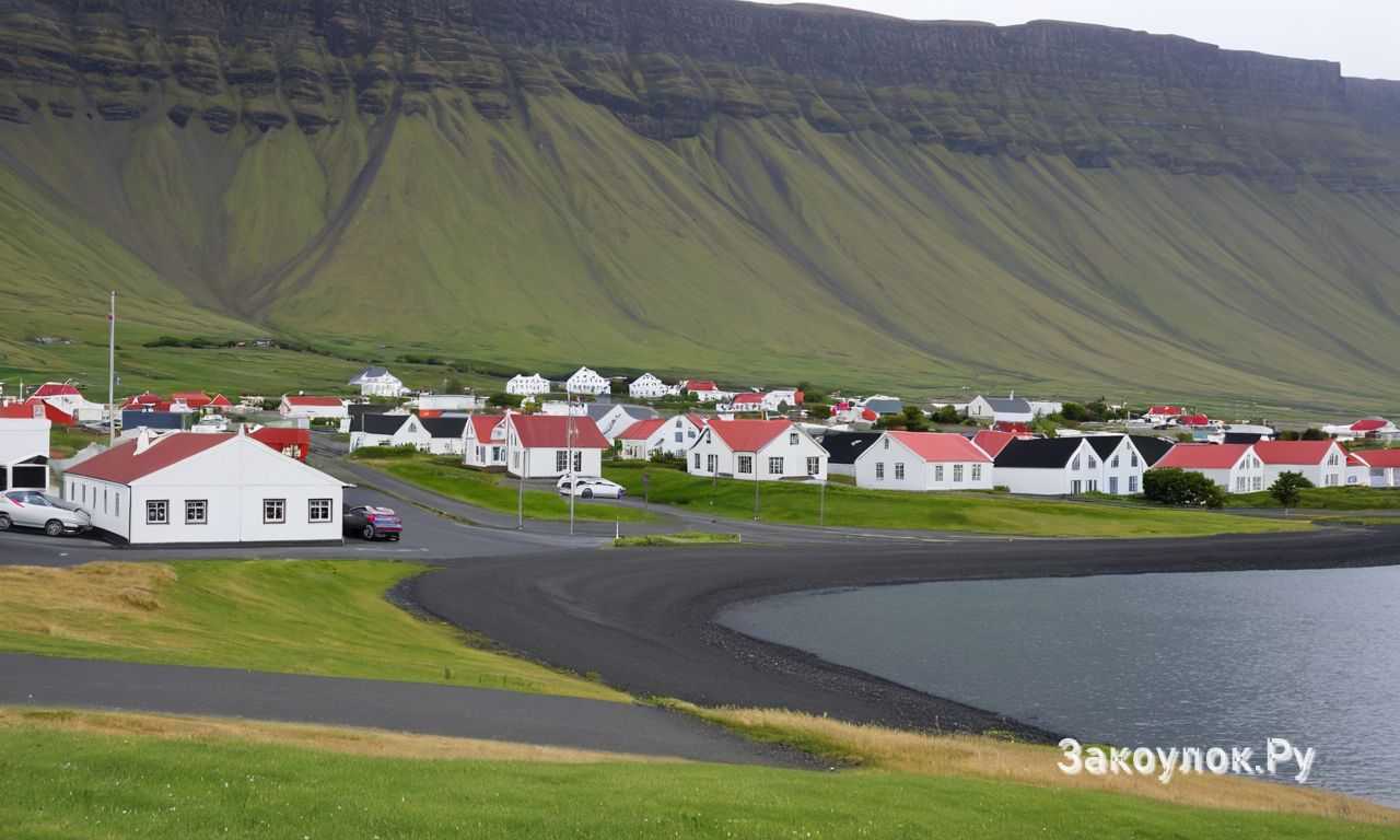 Суфнафьордур Исландия северное сияние и зимний туризм