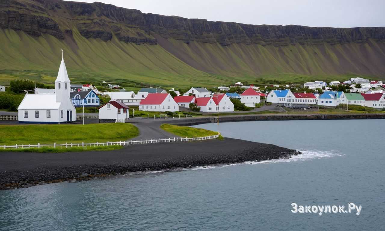 Температура воды и особенности геотермальных бассейнов у фьорда