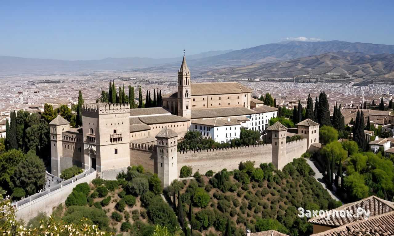 Гранада Испания Альбайсин прогулки по старому району и виды на Сьерра Неваду