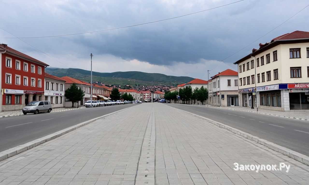 Митровица в Косово разделённый город мост через Ибар и политическая реальность