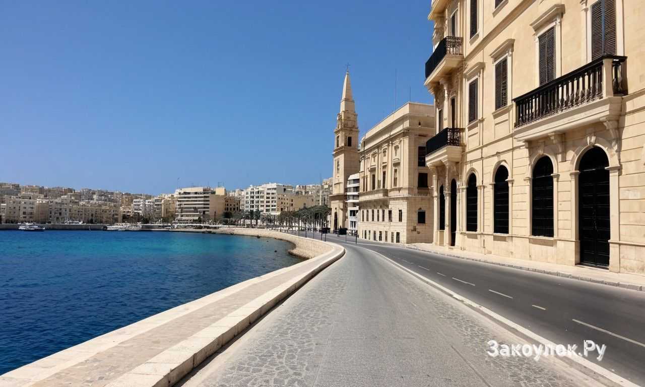 Маршруты прогулок вдоль побережья Слимы: смотровые точки и фотолокации на закате