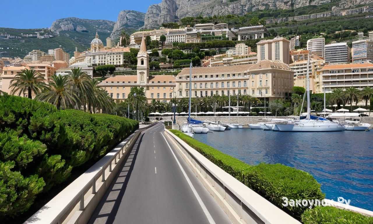 Монако-Виль в Монако соборы площади и архитектурные памятники старого города