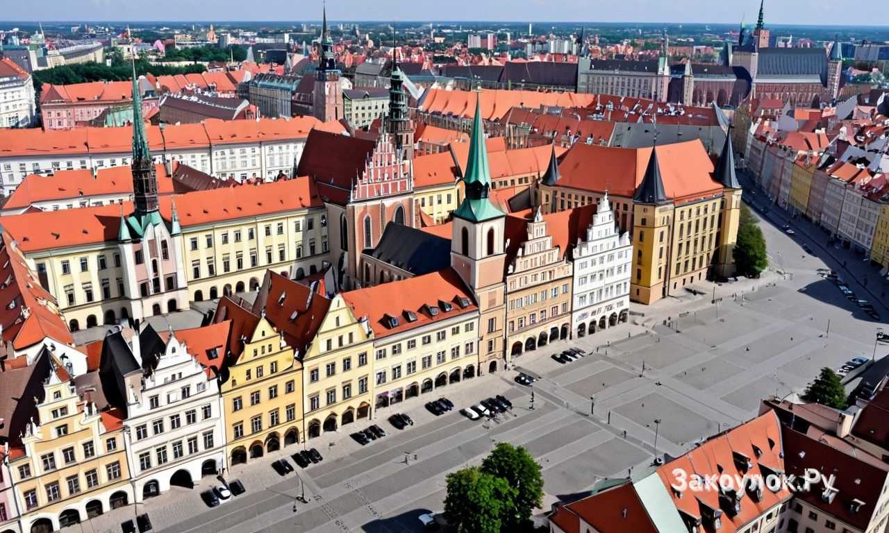 Вроцлав, Польша мосты, набережные и прогулки вдоль Одры