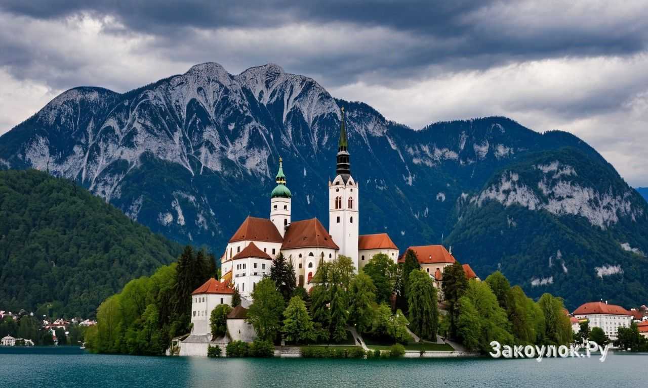 Районы рядом с центром Бледа для прогулок пешком