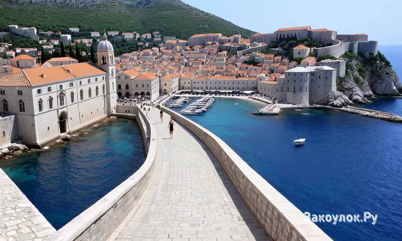 Дубровник Хорватия пляжи Адриатического моря и комфортный отдых у старого города