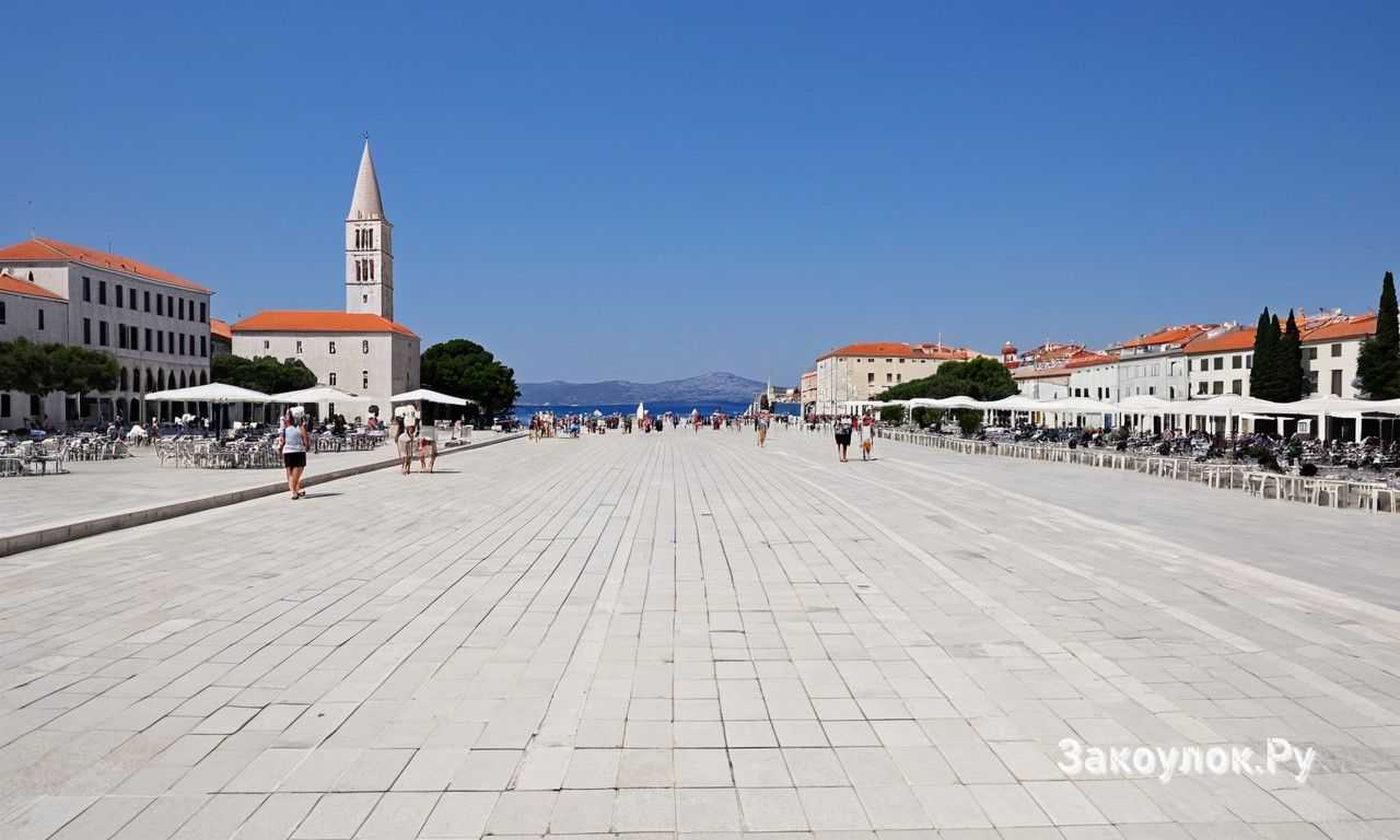 Задар в Хорватии отдых с видами на закаты и редкие природные явления Адриатики