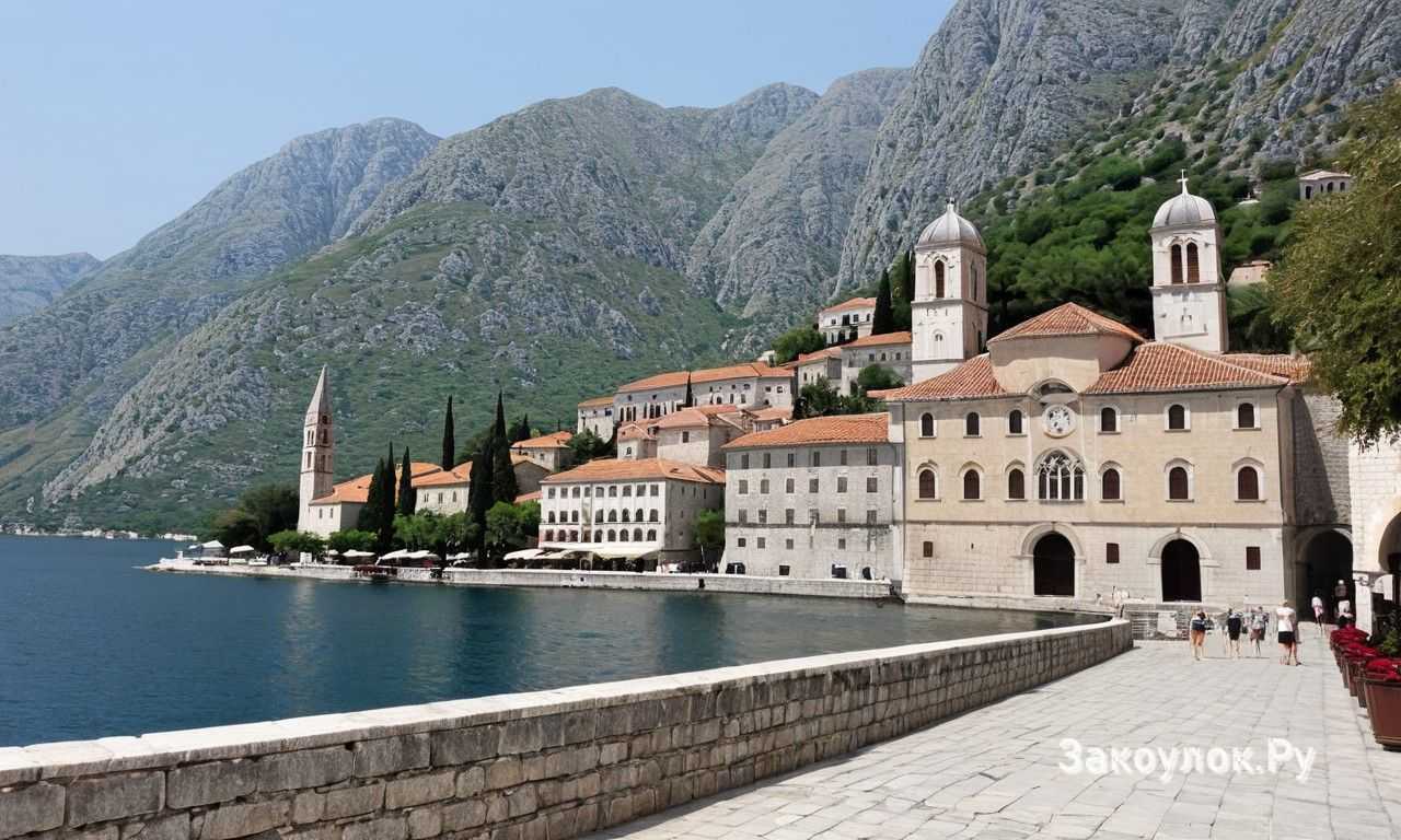 Маршрут по крепостным стенам Котора с расчетом времени и уровня нагрузки