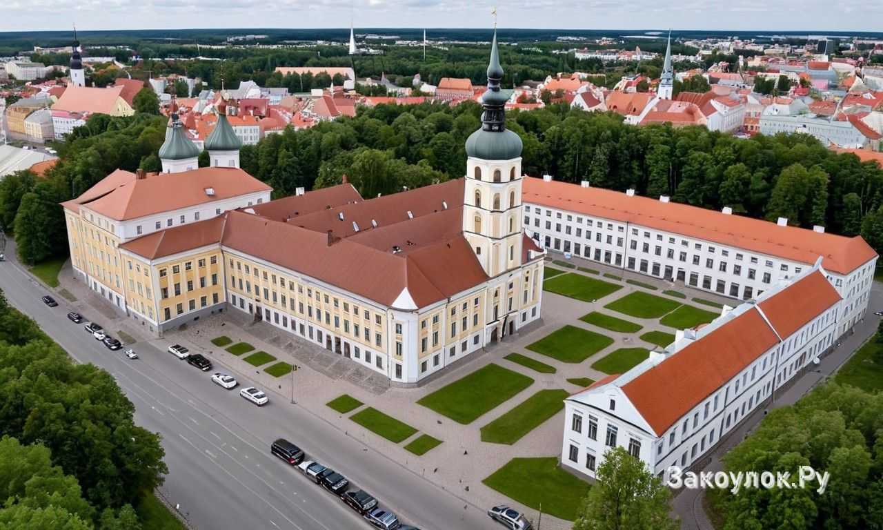 Прогулки по Тарту парки набережная Эмайыги и старинные улицы города