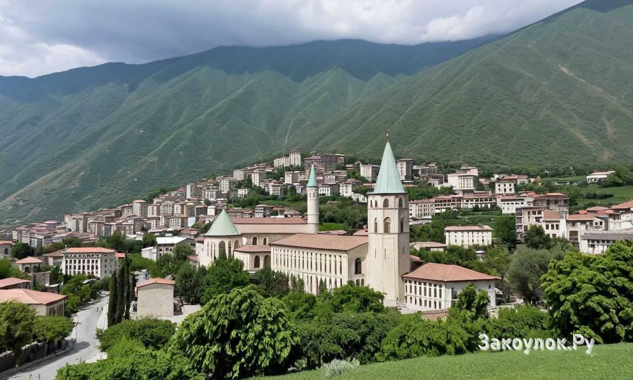 Шеки за один день подробный маршрут прогулки по городу и окрестностям