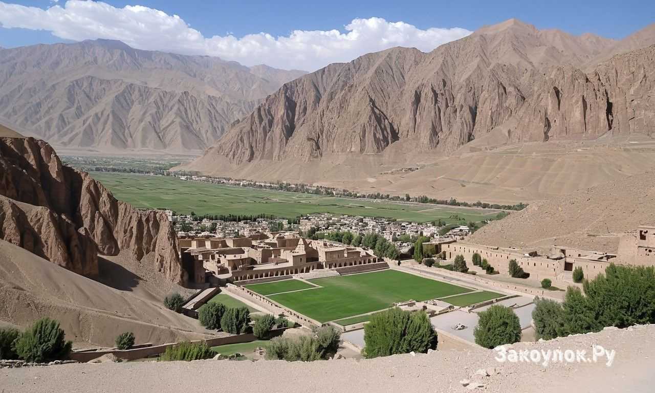 Маршрут по нишам Будд в скалах Бамиана точки осмотра и длительность прогулки