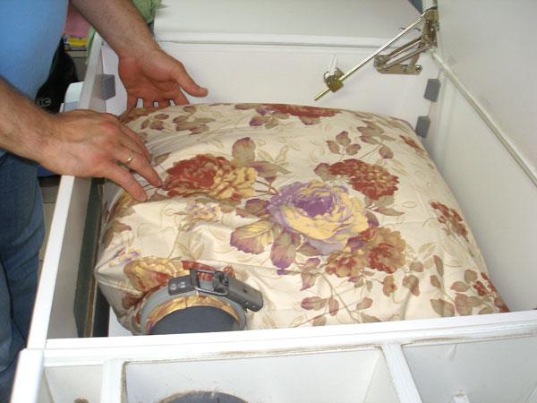 Основные этапы производства подушек